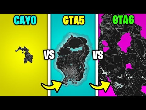 GTA5 vs GTA6 😱 Wir VERGLEICHEN GTA 6 MAP mit der GTA 5 MAP