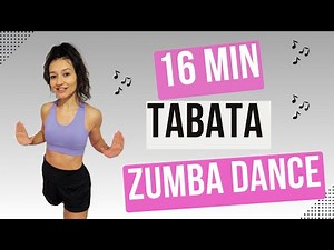 16 MIN TABATA DANCE CARDIO WORKOUT - Zumba Moves - Burn Calories & Have Fun!