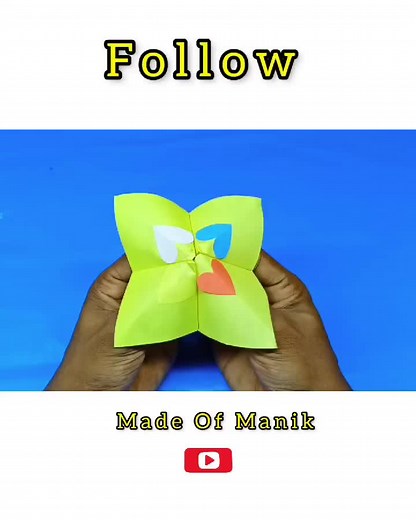 How To Make a Paper Fortune Teller - EASY Origami, #papercraft #fortuneteller #viralvideo #tiktok #diy #madeofmanik @TikTok OffiCial @Made Of Manik