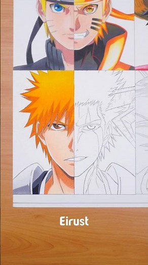 Drawing Ichigo With His Forms Part 1