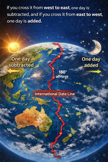 Why Date Changes at 180°? | International Date Line| Prelims Geography Concept | #upsc #viral #video