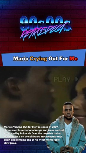 60K views · 4K reactions | Crying Out for Me Mario – 2007 Mario poured emotion into every note. A true R&B moment that still hits when the lights get low. #rnbmusic #2000s #nostalgia | Retrospect 90s 00s | Facebook