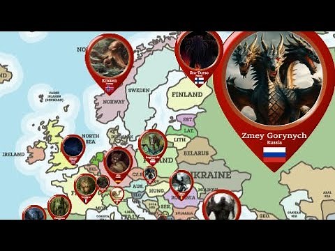 Monsters From Different Countries