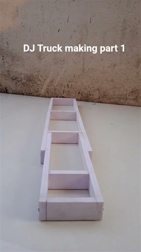 how to make homemade cardboard DJ Truck chassis