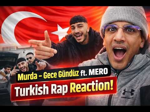 Murda - Gece Gündüz ft. MERO - Turkish Rap Reaction