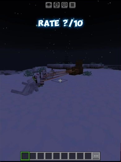 Minecraft Snow Sled 🛷 #shorts #minecraft #christmas