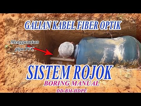 Boring ROJOK Galian Kabel Fiber Optik || DD-BM-HDPE