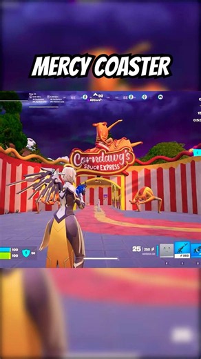 Mercy Coaster | Fortnite Showdown #fortnite #shorts