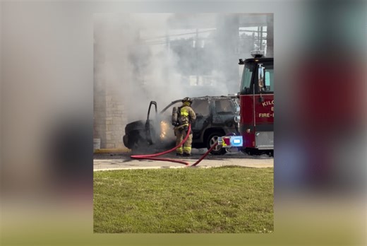 Kilgore Fire Department responds to car fire near Highway 42