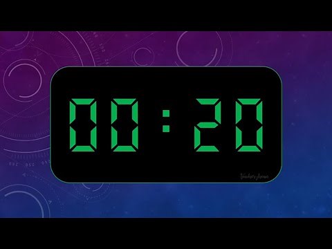 20 SECONDS TIMER WITH ALARM | TEACHER JHEAN
