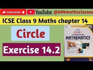 Icse class 9 Maths Chapter 14, Circle || Ex 14.2