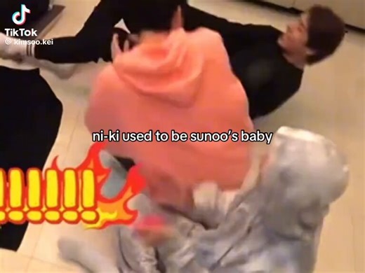 ni-ki may be an adult now, but he will always be sunoo’s baby.sunoo may look physically like the maknae, but he will always be ni-ki’s first reliable hyung who took care of him since their I-LAND Ground era.during their debut days, ni-ki couldn’t sleep without hugging someone. so he used to sleep in sunoo’s bed and lie beside his hyung. although ni-ki slept in other hyungs’ beds too, he would wake up in the middle of the night, go to sunoo’s bed, and end up sleeping beside him again.sunoo, being