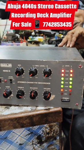 82K views · 1.7K reactions | Ahuja 4040s Stereo Cassette Recording Deck Amplifier For Sale  7742853435 | RahulSharma | Facebook
