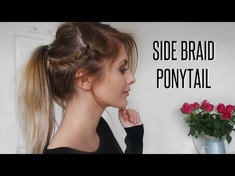 Side Braid Ponytail Tutorial | Fashion Influx