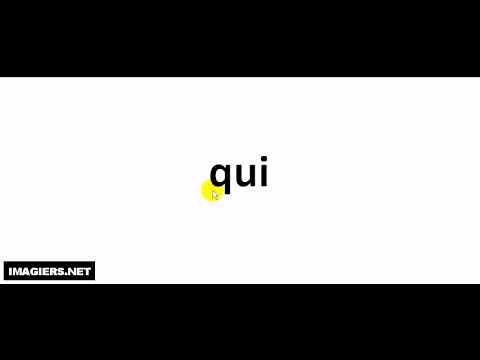 How to pronounce qui
