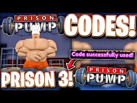 ⚡*NEW CODES* All NEW PRISON 3 UPDATE CODES FOR PRISON PUMP | ROBLOX PRISON PUMP CODES