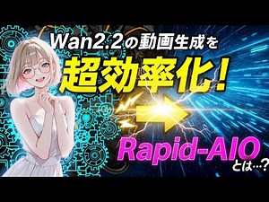 【もう職人技は不要?!】Wan2.2 Rapid-AIOが、プロの複雑なモデル調合を“全自動化”。わずか4ステップで高品質な動画を生成する、その仕組みとは？