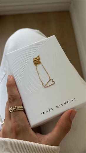 ✨ The Itty Bitty Heart Necklace — a teeny-tiny forever favorite! 🩷✨ With its sweet little sideways heart, this necklace is the definition of dainty. Simple, timeless, and oh-so-easy to wear, it goes with literally everything. Plus, it’s adjustable for that just-right fit.✨ | James Michelle Jewelry