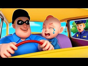 Emergency Rescue 🚨 Rob Taken by a Thief | Police Song | Rosoo Nursery Rhymes & Kids Songs