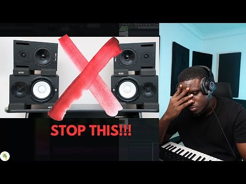 How to place studio monitors correctly on desk in home studio for best sound