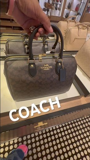 COACH ROWAN LARGE SATCHEL IN SIGNATURE CANVAS HANDBAG #handbag #coachbag #coach