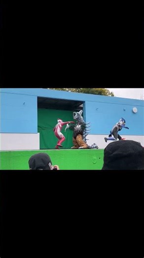 タイラント出現！ウルトラマンオメガ、ウルトラマンブル、ウルトラマンロッソが戦います^^ ショート