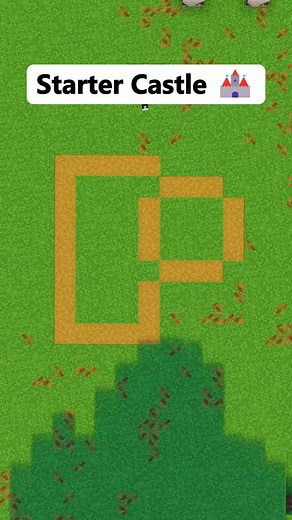 Building a Simple Starter Castle in Minecraft