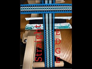 Straight edges - weaving band on inkle loom