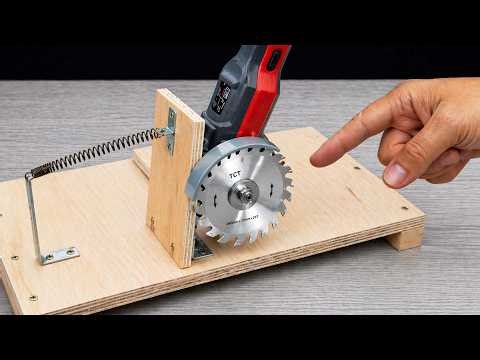 Billions of people don't know this! The idea of ​​using an angle grinder effectively.