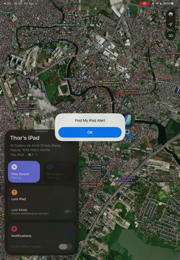 Find my iPad alert #findmyipad #shorts #ipad