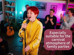 Marengo Dynamic Vocal Microphone for Karaoke Speaker,Wired Handheld Mic with On and Off Switch and 13ft Detachable Cable