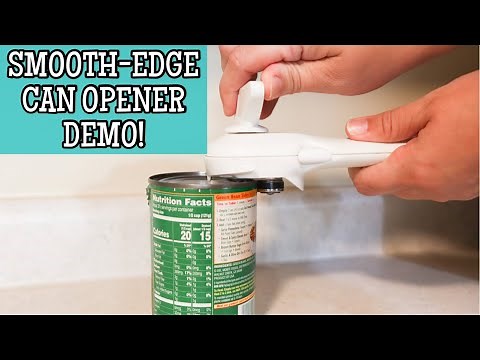 Smooth-edge Can Opener | Pampered Chef Can Opener | How to use a smooth-edge can opener