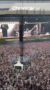 Dan Burn on stage with the Carabao Cup at Sam Fender's Sunday night St James' Park gig 🖤🤍🏆 #samfender #stjamespark #newcastle #danburn #samfendermusic | Newcastle Chronicle