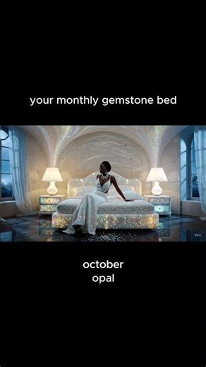 Gemstone Bed | October Birthstone ASMR 💎 What If Your Bed Was Made Of Opals?