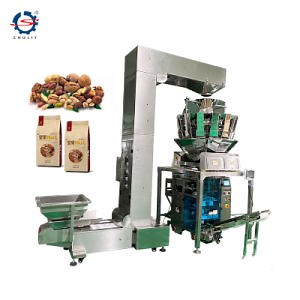 [Hot Item] Multi-Head Weighing Scale Grain Snack Puff Potato Chips Packing Machine