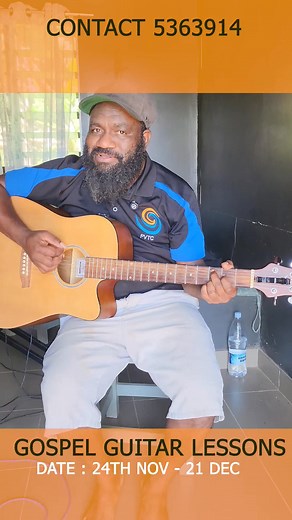 9.4K views · 236 reactions | Gospel Guitar Lessons and Vocal Training will also run on the 24th of November to 21 Dec. This Training is only for beginners and those who have never played guitar or Singing but are interested to learn. Call : 5363914 to secure your space Fees : 30,000vt you can arrange to pay on installament. | Myles Dot Vu | Facebook