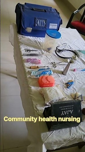 Community health nursing lab//Community lab for demonstration//Bag technique equipment