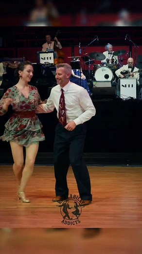 Irina & Joel | Lindy-Hop Dance Improvisation, Crazy swing dancing couple | RTSF 2020 🤩🔥 #dance #dancer #swing #couple #viral #social #retro #rocknroll #dancers | Rockabilly Addicts