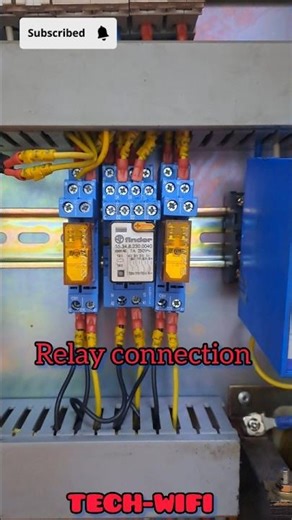relay wiring connection | relay wiring | relay #mechanical #electrician #industrialelectrician