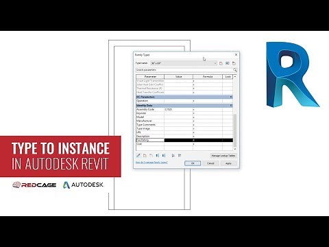 How to Change a Parameter from Type to Instance in Autodesk Revit