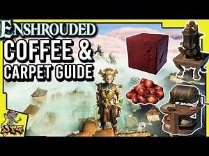 ENSHROUDED How To Get Coffee Roaster, Brewery & 3 Recipes Plus Red Carpet - Stillwater Bay Guide!