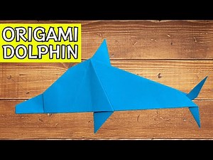 Origami Dolphin | How to Make a Paper Dolphin Tutorial Step by Step