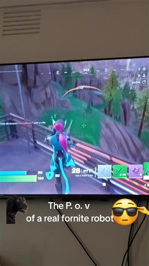 The POV of a real fortnite robot #fortnite #fortniteclips #fortnitegame #viral #followme