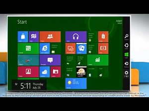 How to Change Windows® 8 Start Screen background