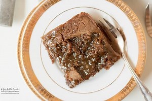 Salted Caramel Brownies Recipe (Sweet-Salty) - Life's Little Sweets