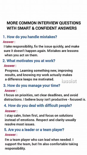 Essential Interview Questions You Must Prepare For