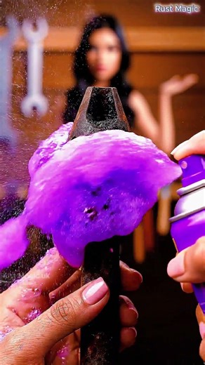 Rust Dissolving from Antique Oil Lamp Burner | Satisfying Cleaning