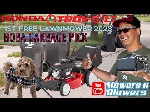 FREE TROY BILT TB240 HONDA POWERED ENGINE SELF PROPELLED LAWNMOWER GARBAGE PICK CARBURETOR CLEAN FIX