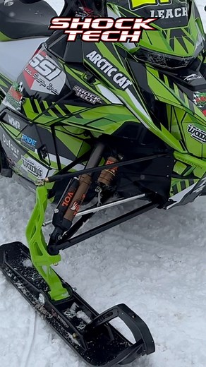 Shock Tech helping me dial in my setup. From flat ice to rough lake or terrain races, Eric has been helping me with setup, service and valving for years. Can’t thank him enough 🤘 #shocktech #racing #snowmobiling #shocks | TJ Leach