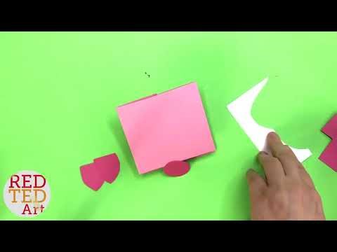 How to make a Pig Paper Puppet